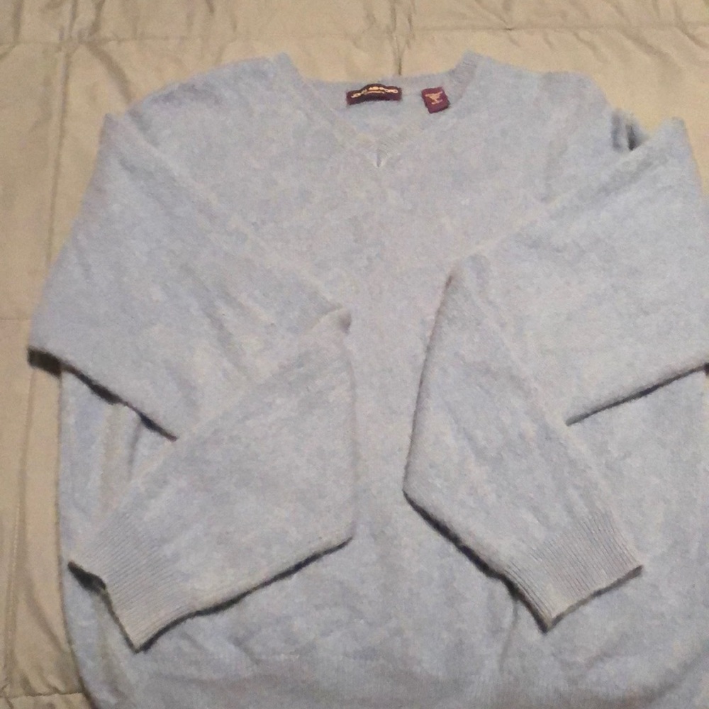 Baby blue cashmere sweater